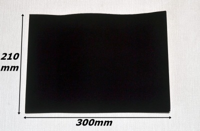 Self Adhesive Flocking sheets (Black A4 Size x 4 sheets)